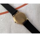 N.O.S. CERTINA Reloj suizo vintage de cuerda ORO AMARILLO 18K 0,750 Cal. 28-10 LINEN DIAL *** NUEVO DE ANTIGUO STOCK ***