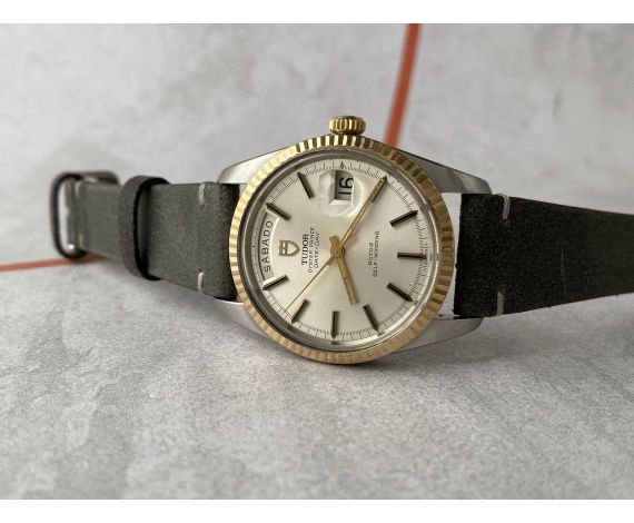 TUDOR OYSTER PRINCE DATE DAY "JUMBO" Antique Swiss automatic watch Ref. 7019/3 Cal. AS 1882/83 (1895) *** OVERSIZE ***