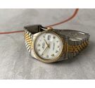 ROLEX OYSTER PERPETUAL DATEJUST Vintage Swiss automatic watch Ref. 16013 ALL ORIGINAL Cal. 3035 *** STEEL AND GOLD ***