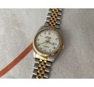 ROLEX OYSTER PERPETUAL DATEJUST Vintage Swiss automatic watch Ref. 16013 ALL ORIGINAL Cal. 3035 *** STEEL AND GOLD ***