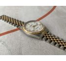 ROLEX OYSTER PERPETUAL DATEJUST Vintage Swiss automatic watch Ref. 16013 ALL ORIGINAL Cal. 3035 *** STEEL AND GOLD ***