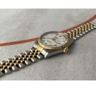 ROLEX OYSTER PERPETUAL DATEJUST Vintage Swiss automatic watch Ref. 16013 ALL ORIGINAL Cal. 3035 *** STEEL AND GOLD ***