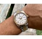 ROLEX OYSTER PERPETUAL DATEJUST Vintage Swiss automatic watch Ref. 16013 ALL ORIGINAL Cal. 3035 *** STEEL AND GOLD ***