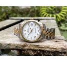 ROLEX OYSTER PERPETUAL DATEJUST Vintage Swiss automatic watch Ref. 16013 ALL ORIGINAL Cal. 3035 *** STEEL AND GOLD ***