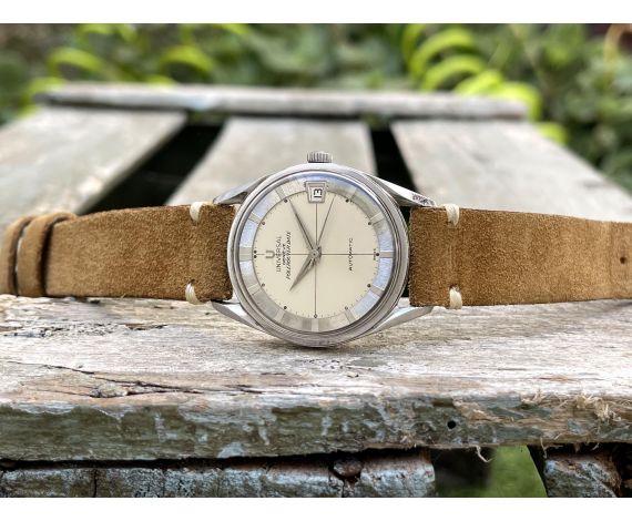 UNIVERSAL GENEVE POLEROUTER DATE 1961 (circa) Vintage Swiss automatic watch Ref. 204610-1 Cal. 218-2 *** BEAUTIFUL ***