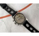 YEMA RALLYGRAF SUPER Antique winding chronograph watch 10 ATMOSPHERES Cal. Valjoux 7736 *** COLLECTORS ***