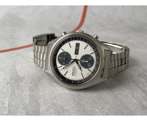 SEIKO PANDA Vintage automatic chronograph watch 1977 Cal. 6138B Ref. 6138-8020 ALL ORIGINAL *** SPECTACULAR CONDITION ***