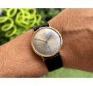 N.O.S. MOERIS Vintage Swiss hand winding watch Cal. FM 620 PLAQUÉ OR G20 *** NEW FROM OLD STOCK ***