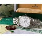 ROLEX OYSTER PERPETUAL DATE 1988 Ref. 15000 Vintage Swiss automatic watch Cal. 3035 DOCUMENTATION *** BOX AND PAPERS ***