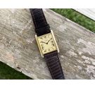 MUST DE CARTIER TANK VERMEIL Reloj vintage de cuerda manual Cal. 78-1 PLATA 925 Plaqué OR G20 PRECIOSO *** TODO ORIGINAL ***