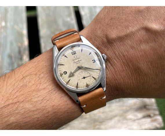 OMEGA RANCHERO 30mm Vintage Swiss hand-wound watch from 1958 (circa) Cal. 267 Ref. 2990-1 *** SPECTACULAR PATINATED DIAL ***