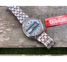 N.O.S. DUWARD AQUASTAR Reloj suizo Vintage automático Cal. AS 2066 Ref. 11231 *** NUEVO DE ANTIGUO STOCK ***