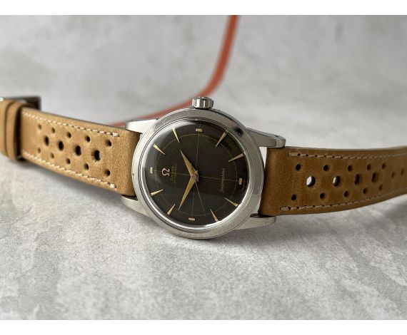 OMEGA SEAMASTER 1950 (circa) BUMPER Cal. 351 Vintage Swiss automatic watch Ref. C 2577-8 H *** SPECTACULAR CHOCOLATE DIAL ***