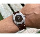 UNIVERSAL GENEVE POLEROUTER DATE Vintage Swiss automatic watch Cal. 69 Ref. 869113/01 CHOCOLATE *** TROPICALIZED DIAL ***