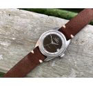 UNIVERSAL GENEVE POLEROUTER DATE Vintage Swiss automatic watch Cal. 69 Ref. 869113/01 CHOCOLATE *** TROPICALIZED DIAL ***