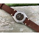 UNIVERSAL GENEVE POLEROUTER DATE Vintage Swiss automatic watch Cal. 69 Ref. 869113/01 CHOCOLATE *** TROPICALIZED DIAL ***