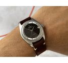 UNIVERSAL GENEVE POLEROUTER DATE Vintage Swiss automatic watch Cal. 69 Ref. 869113/01 CHOCOLATE *** TROPICALIZED DIAL ***