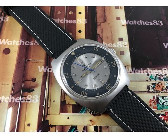 Vintage swiss automatic watch Aquastar Genève Seatime Diver *** COLLECTOR'S ***