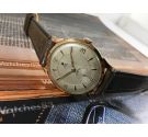 Vintage swiss manual winding watch DUX ** Plaqué OR ** OVERSIZE 21 jewels