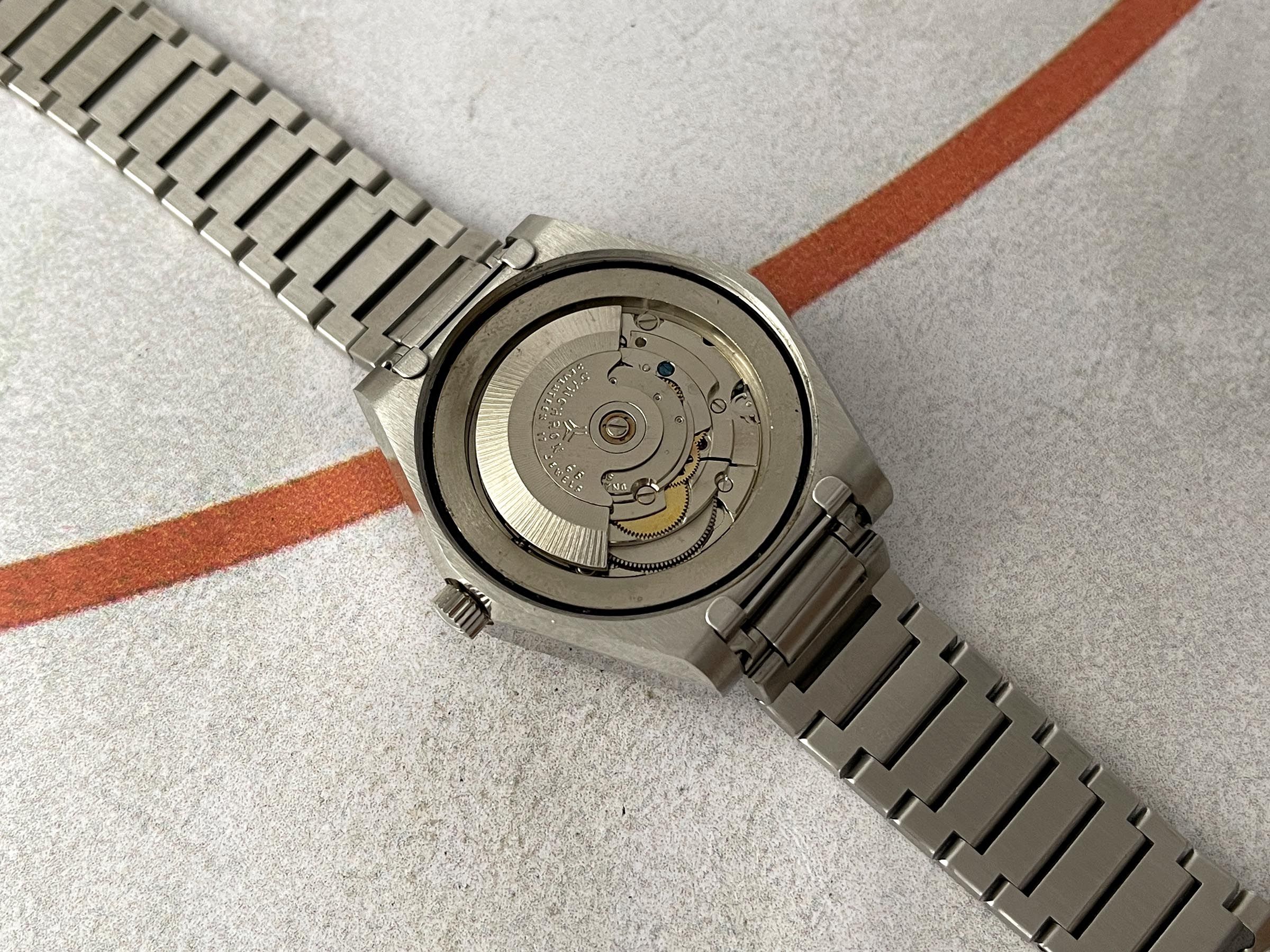 CYMA CONQUISTADOR AUTOMATIC by SYNCHRON Reloj antiguo suizo automático Cal. Synchron 68 GIGANTE *** RAREZA ***