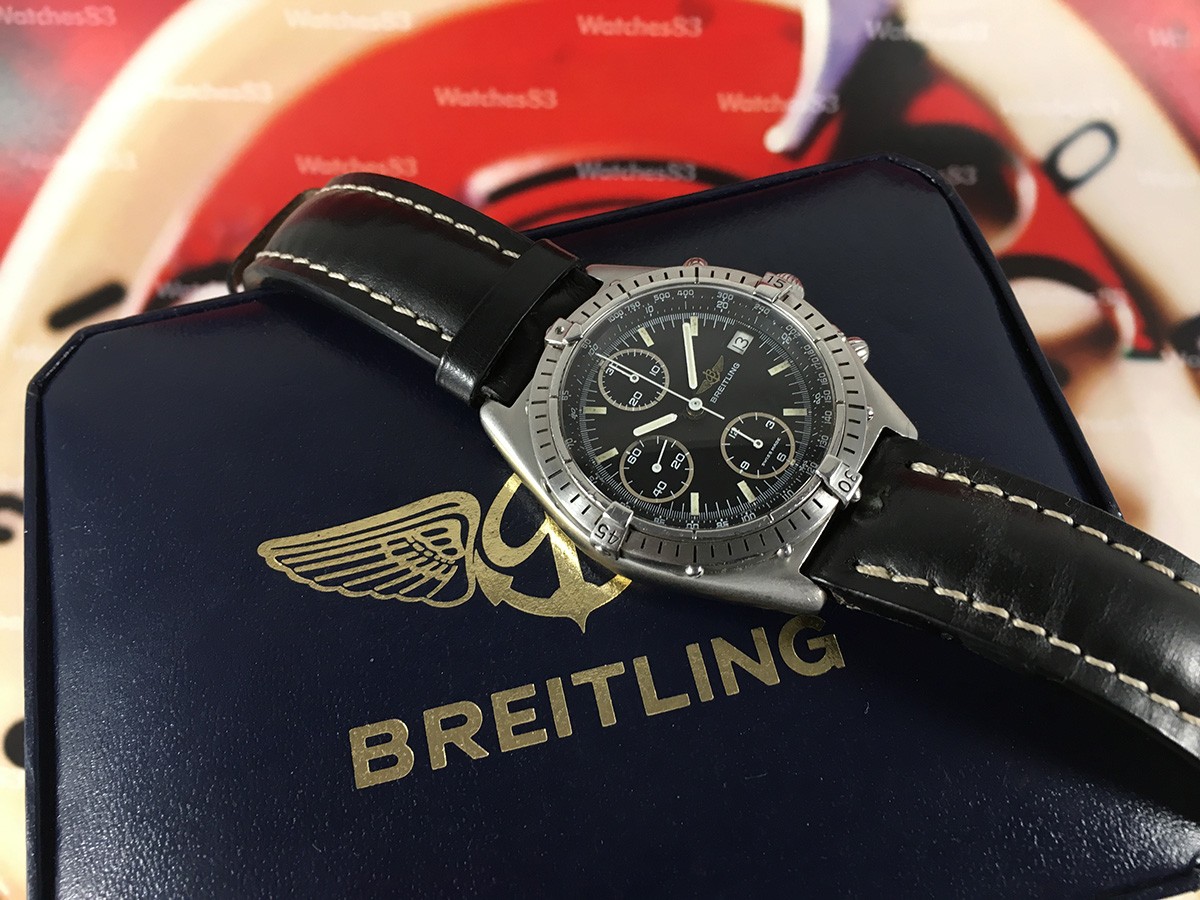 Breitling Chronomat Vintage chronograph chrono automatic swiss watch 40mm Ref 81950 *** SPECTACULAR ***