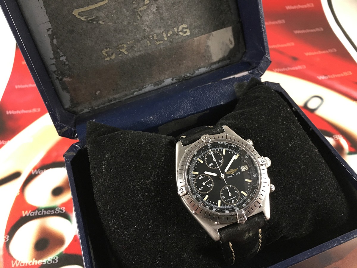 Breitling Chronomat Vintage chronograph chrono automatic swiss watch 40mm Ref 81950 *** SPECTACULAR ***