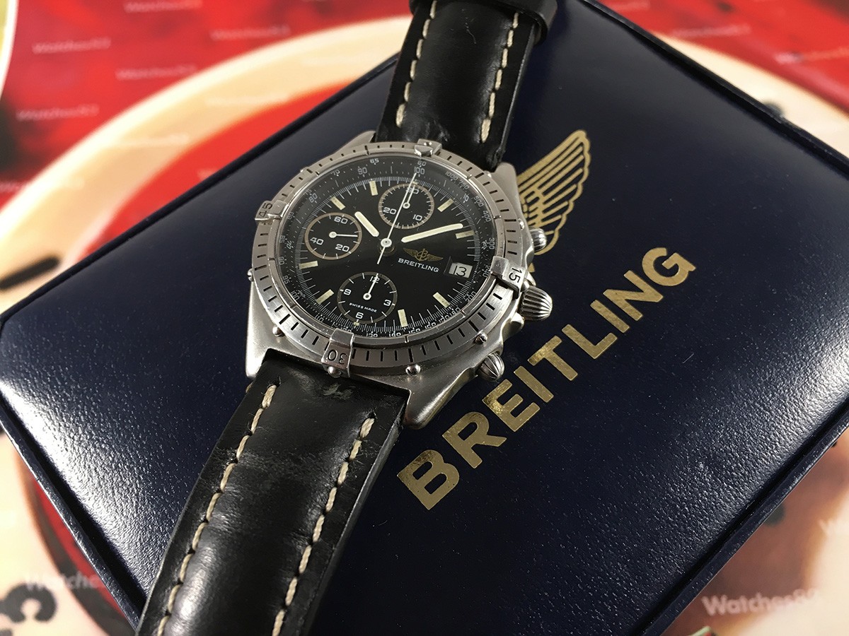 Breitling Chronomat Vintage chronograph chrono automatic swiss watch 40mm Ref 81950 *** SPECTACULAR ***