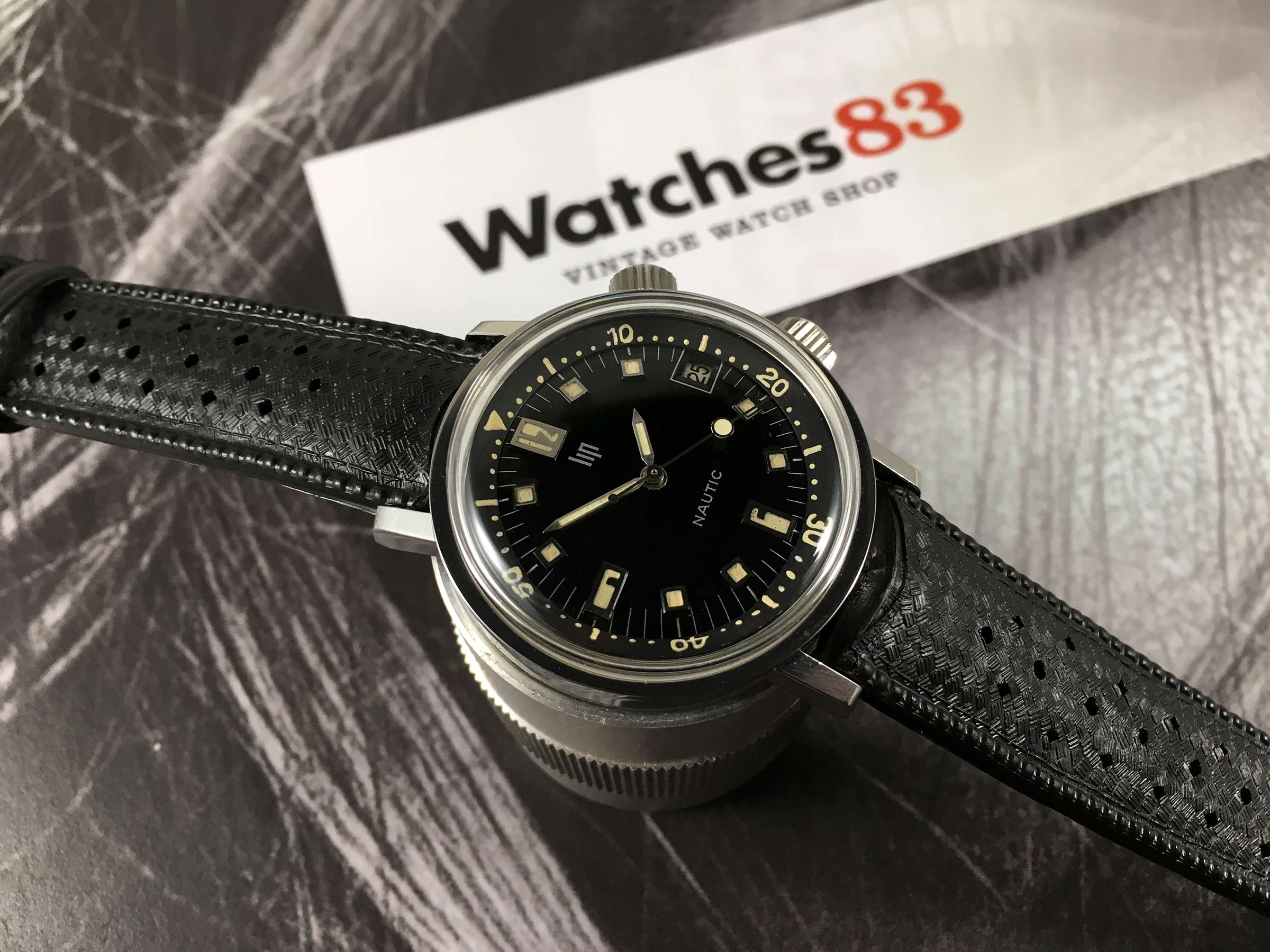NOS LIP Nautic Super Compressor 1966 Vintage hand winding watch Cal R17 New Old Stock *** COLLECTORS ONLY ***