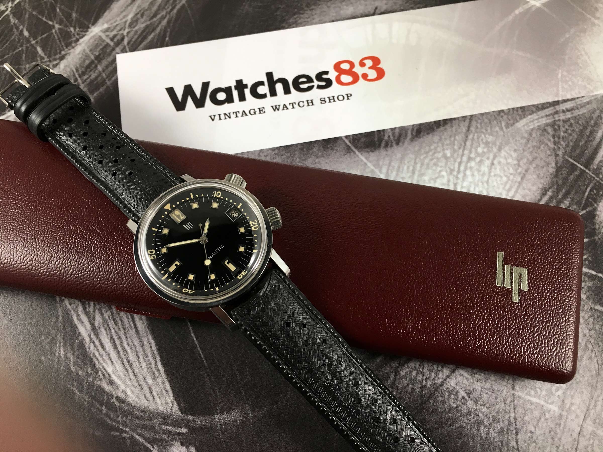 NOS LIP Nautic Super Compressor 1966 Vintage hand winding watch Cal R17 New Old Stock *** COLLECTORS ONLY ***