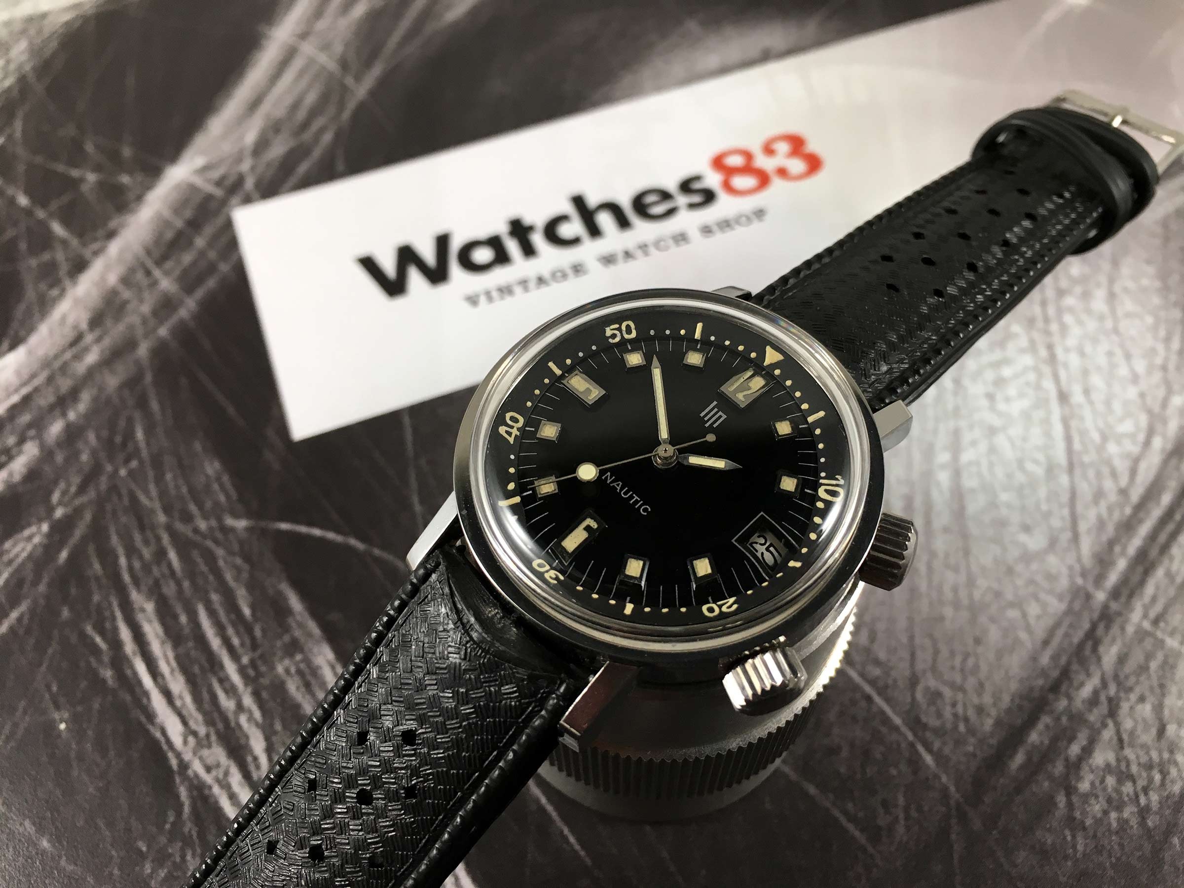 NOS LIP Nautic Super Compressor 1966 Vintage hand winding watch Cal R17 New Old Stock *** COLLECTORS ONLY ***
