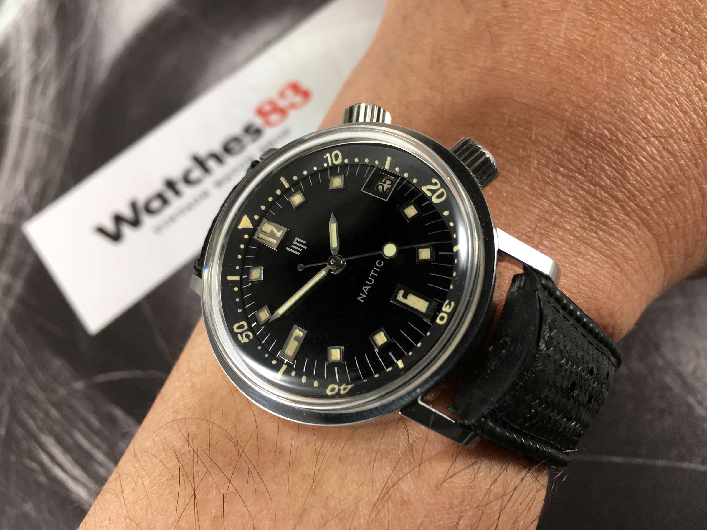 NOS LIP Nautic Super Compressor 1966 Vintage hand winding watch Cal R17 New Old Stock *** COLLECTORS ONLY ***
