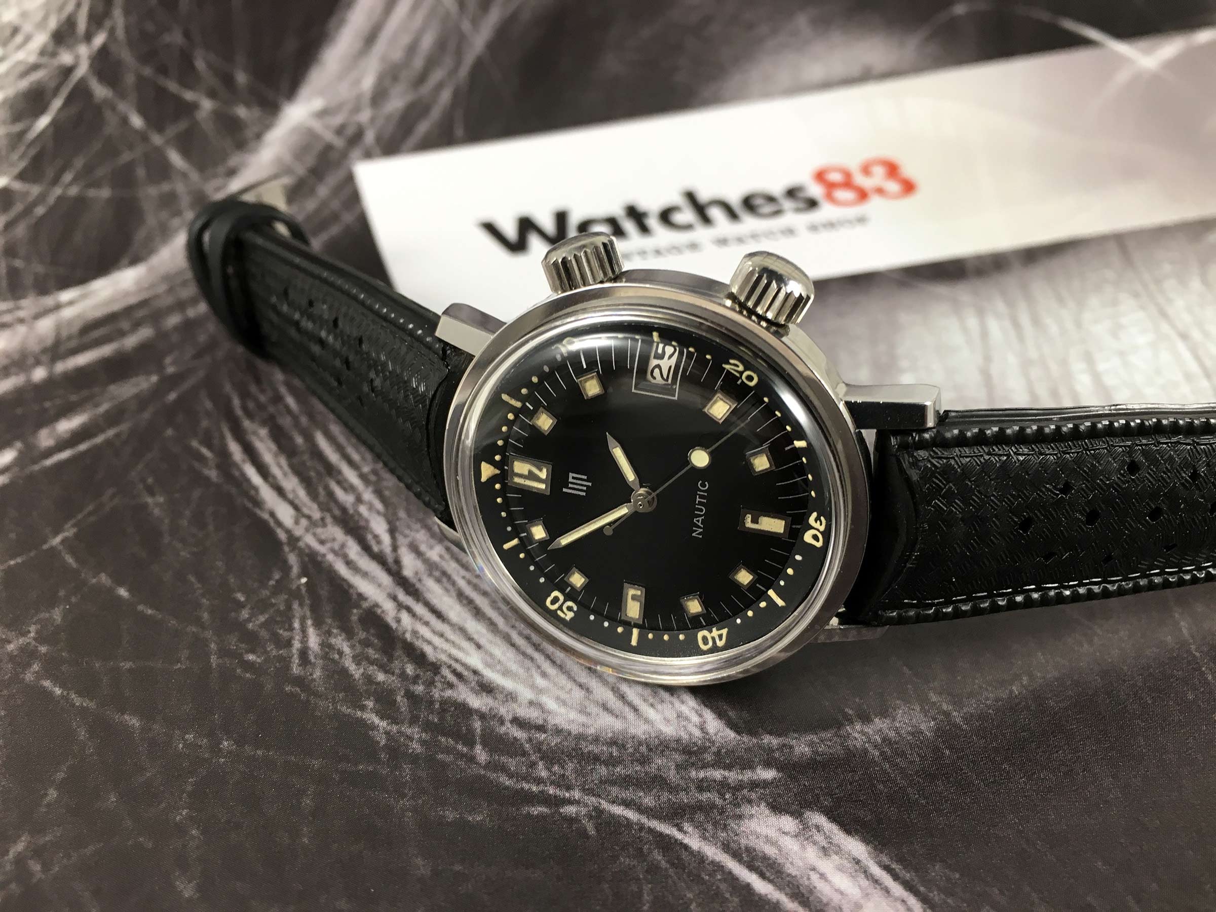 NOS LIP Nautic Super Compressor 1966 Vintage hand winding watch Cal R17 New Old Stock *** COLLECTORS ONLY ***