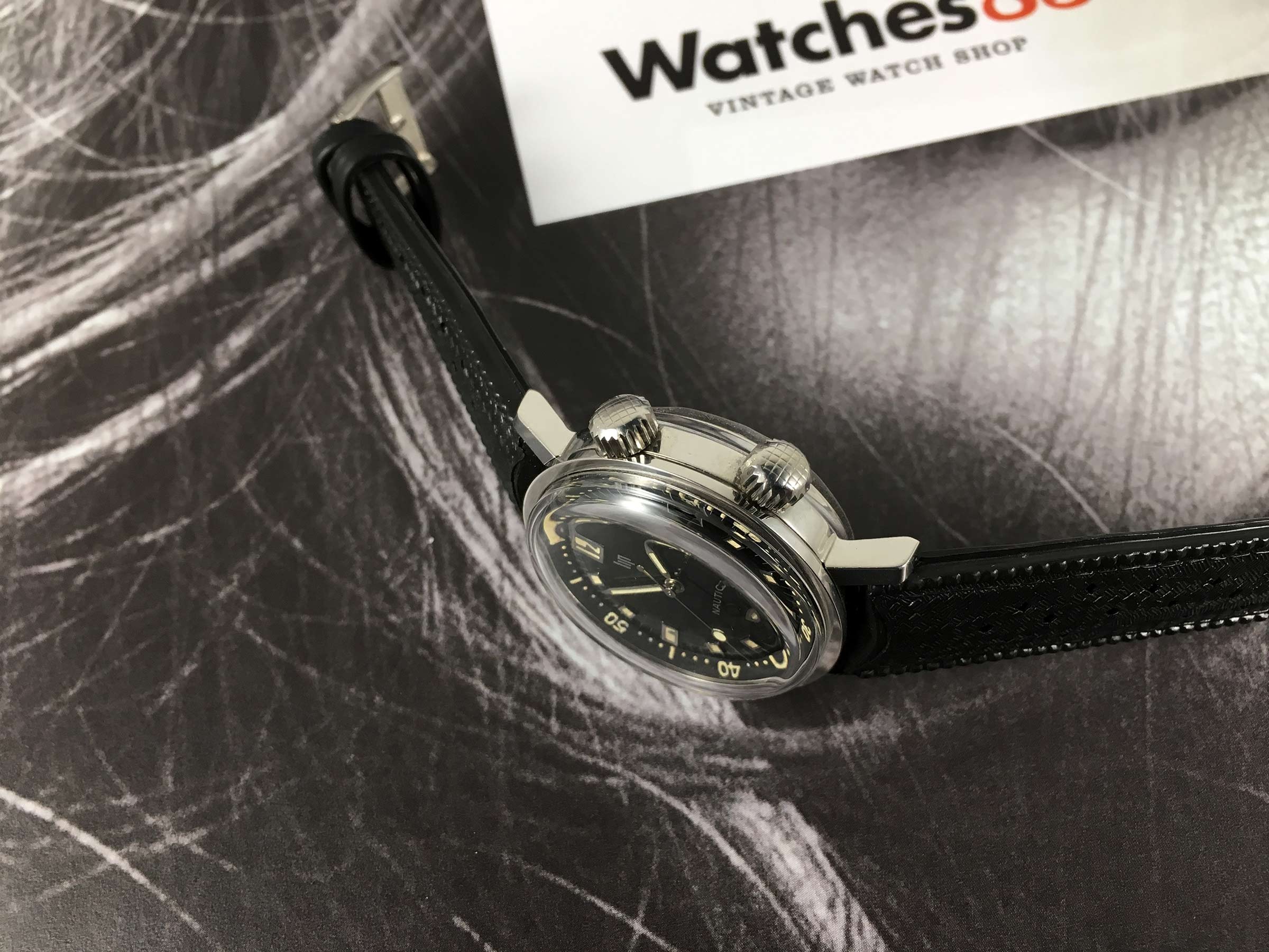 NOS LIP Nautic Super Compressor 1966 Vintage hand winding watch Cal R17 New Old Stock *** COLLECTORS ONLY ***