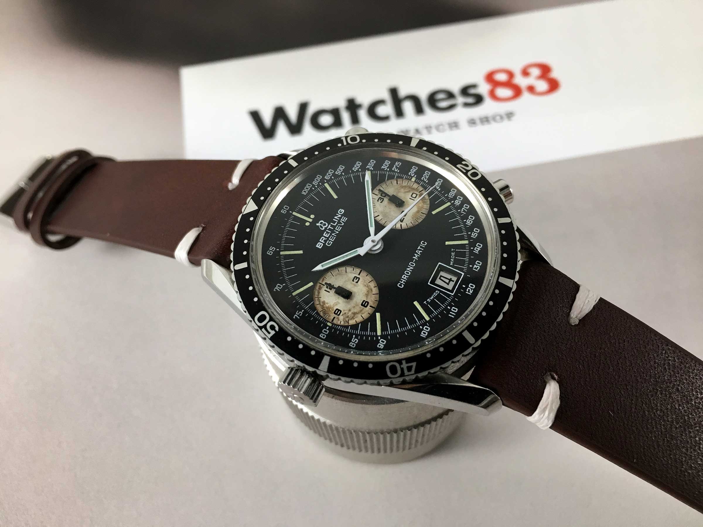 BREITLING CHRONO-MATIC Vintage swiss automatic chronograph watch Cal 12 Ref 2130 *** COLLECTORS ***