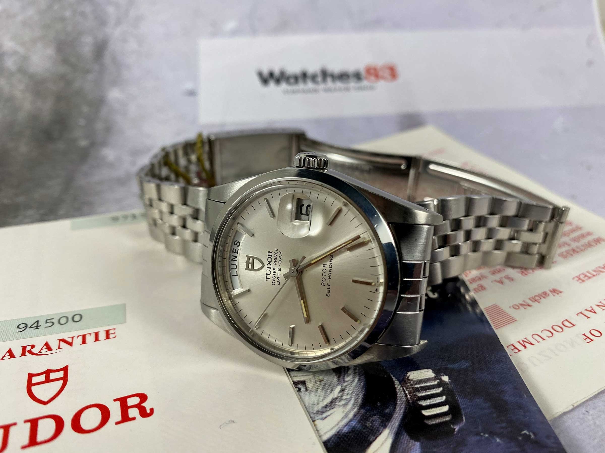 TUDOR DAY DATE Ref. 94500 Reloj suizo vintage automatico Cal. ETA 2834-1 OYSTER PRINCE *** COLECCIONISTAS ***