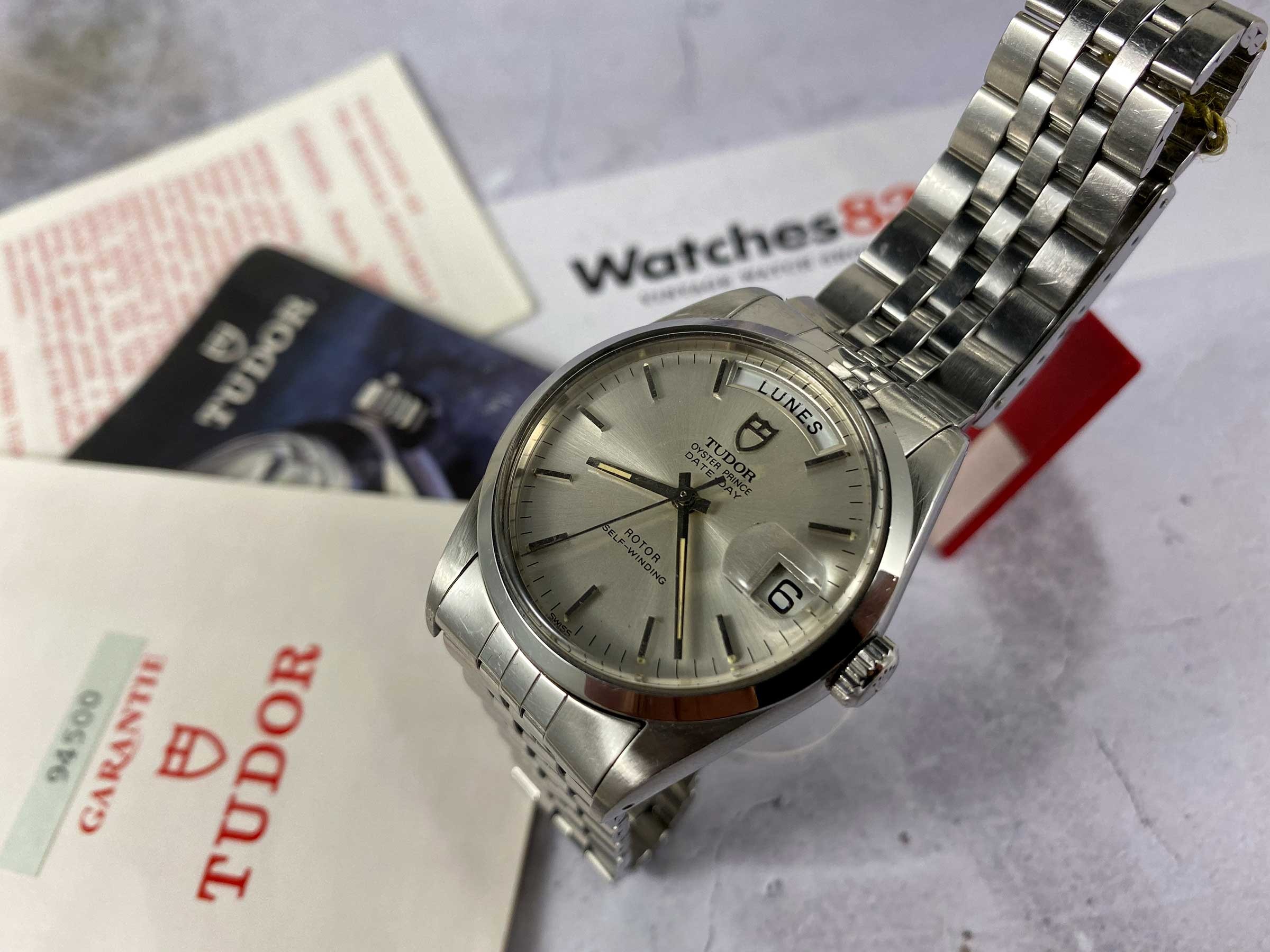 TUDOR DAY DATE Ref. 94500 Reloj suizo vintage automatico Cal. ETA 2834-1 OYSTER PRINCE *** COLECCIONISTAS ***