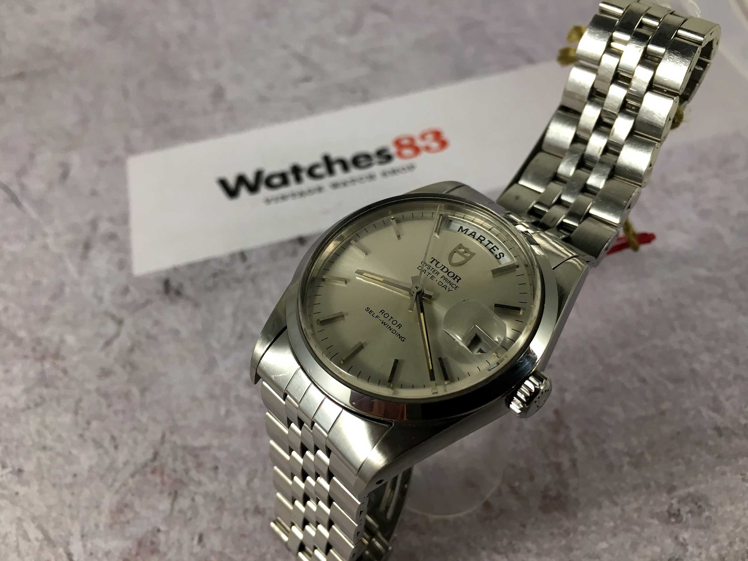 TUDOR DAY DATE Ref. 94500 Reloj suizo vintage automatico Cal. ETA 2834-1 OYSTER PRINCE *** COLECCIONISTAS ***