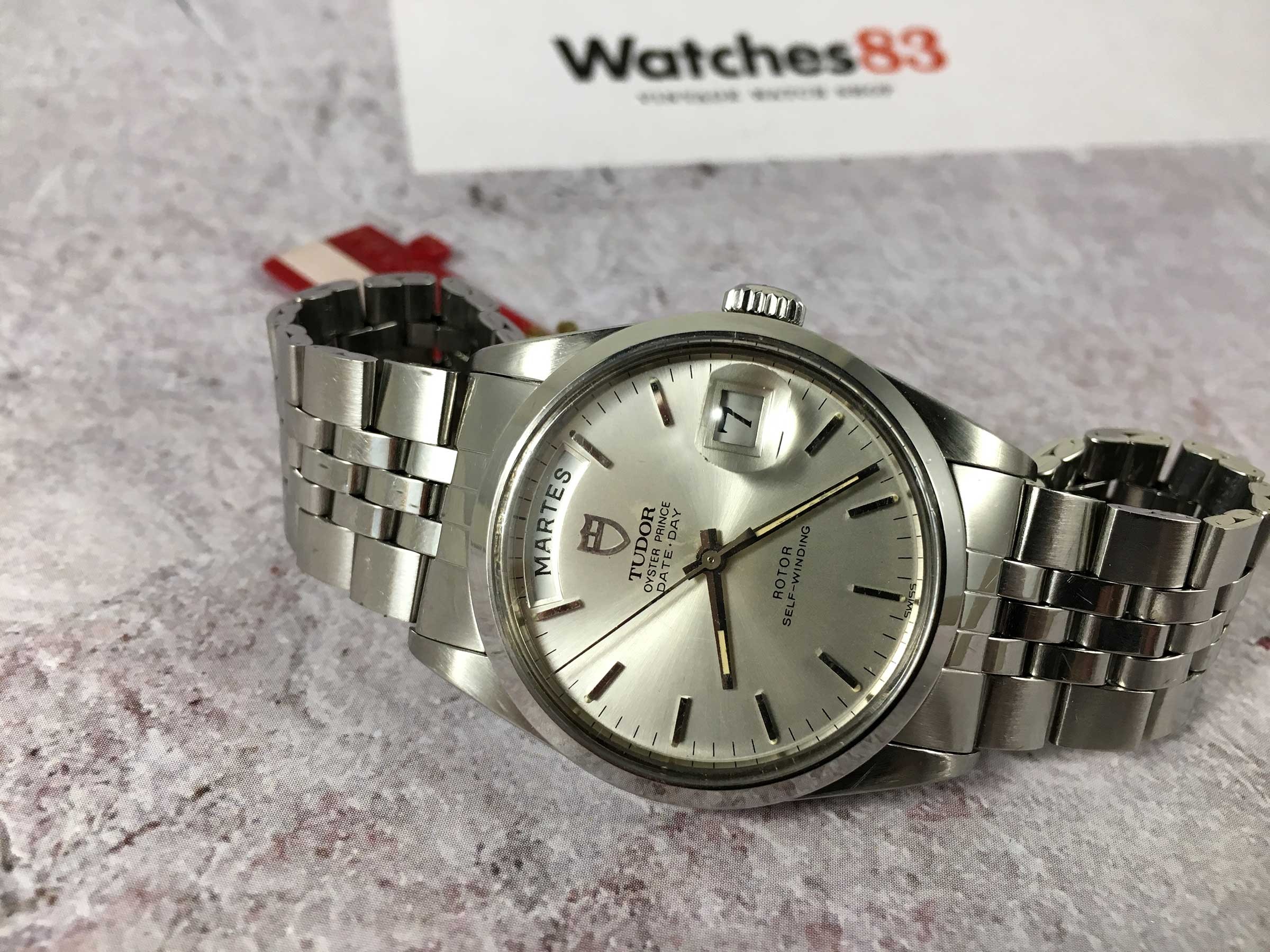 TUDOR DAY DATE Ref. 94500 Reloj suizo vintage automatico Cal. ETA 2834-1 OYSTER PRINCE *** COLECCIONISTAS ***