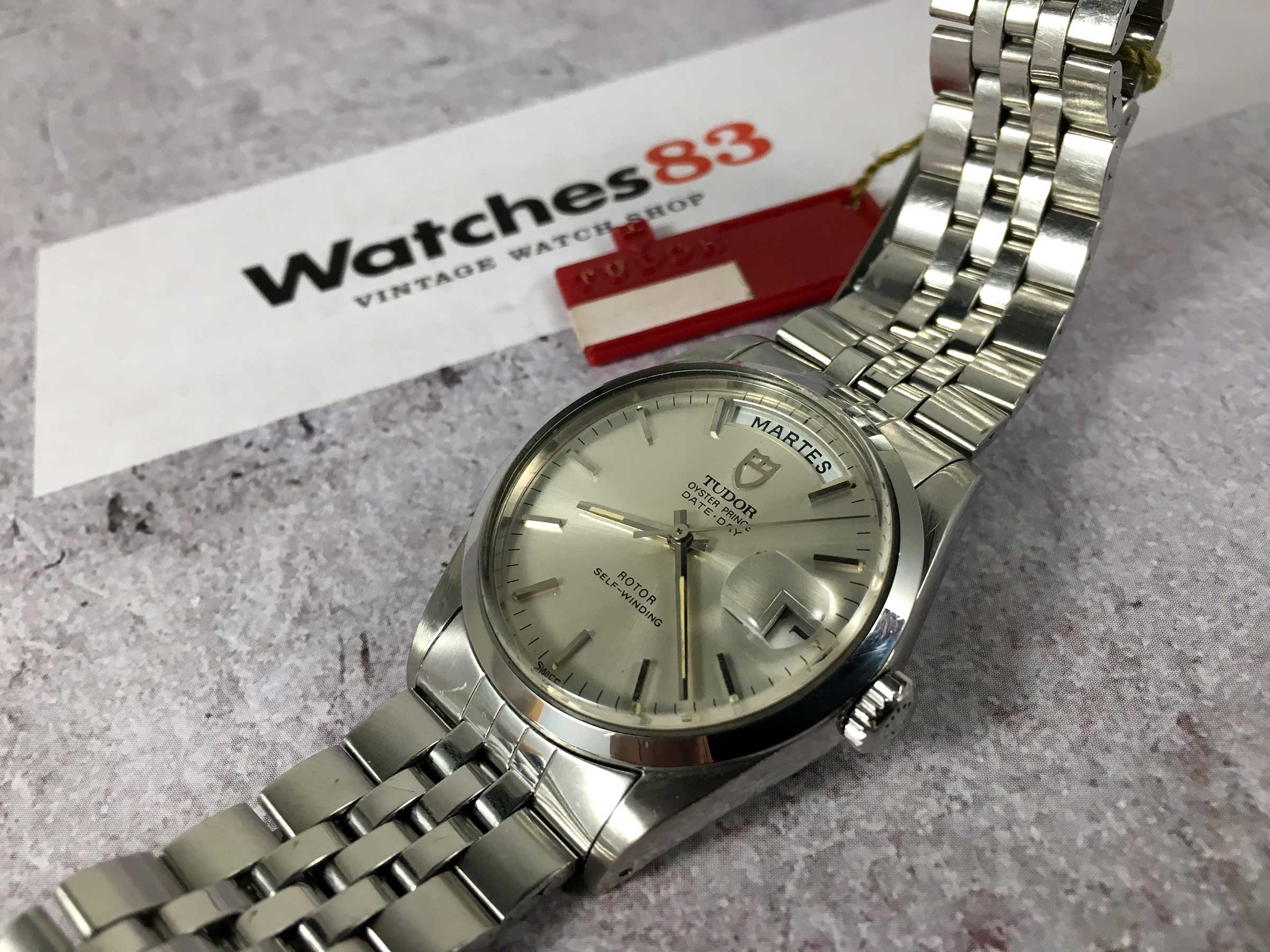 TUDOR DAY DATE Ref. 94500 Reloj suizo vintage automatico Cal. ETA 2834-1 OYSTER PRINCE *** COLECCIONISTAS ***
