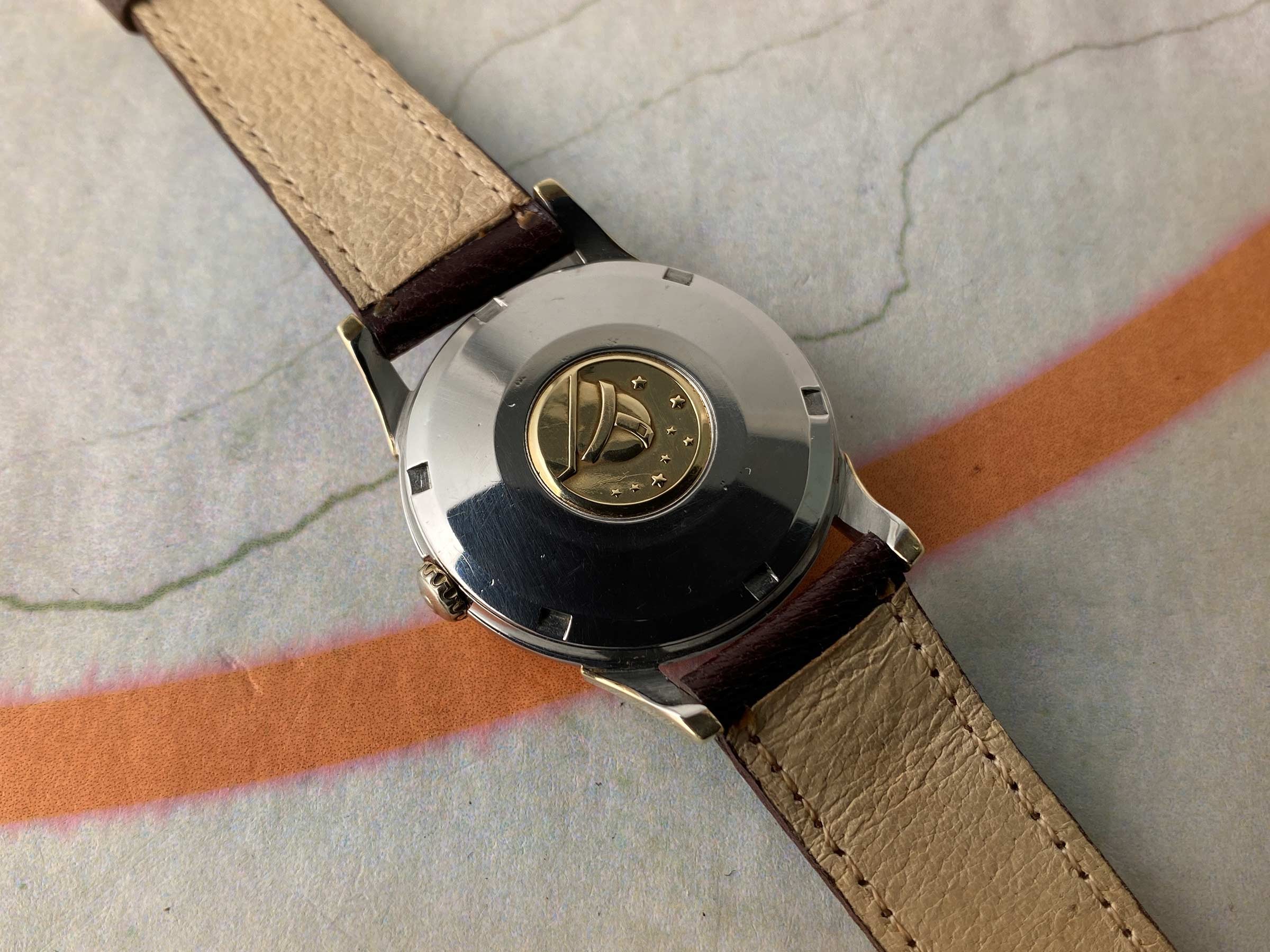 OMEGA CONSTELLATION 1959 Reloj vintage suizo automático CHRONOMETER Ref. 14381-2 Cal. 551 *** GLORIOSA PÁTINA ***