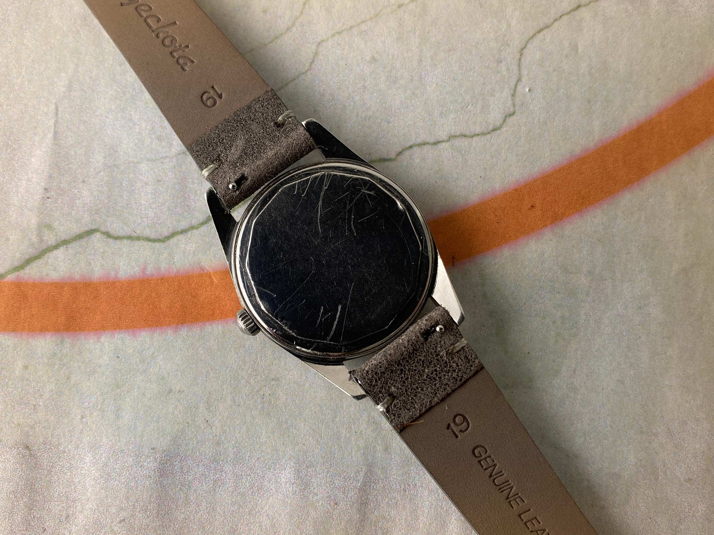 UNIVERSAL GENEVE POLEROUTER 1957 Ref. 20360-1 Reloj suizo vintage automático 28 JEWELS Cal. 215 MICROTOR *** TROPICALIZADO ***