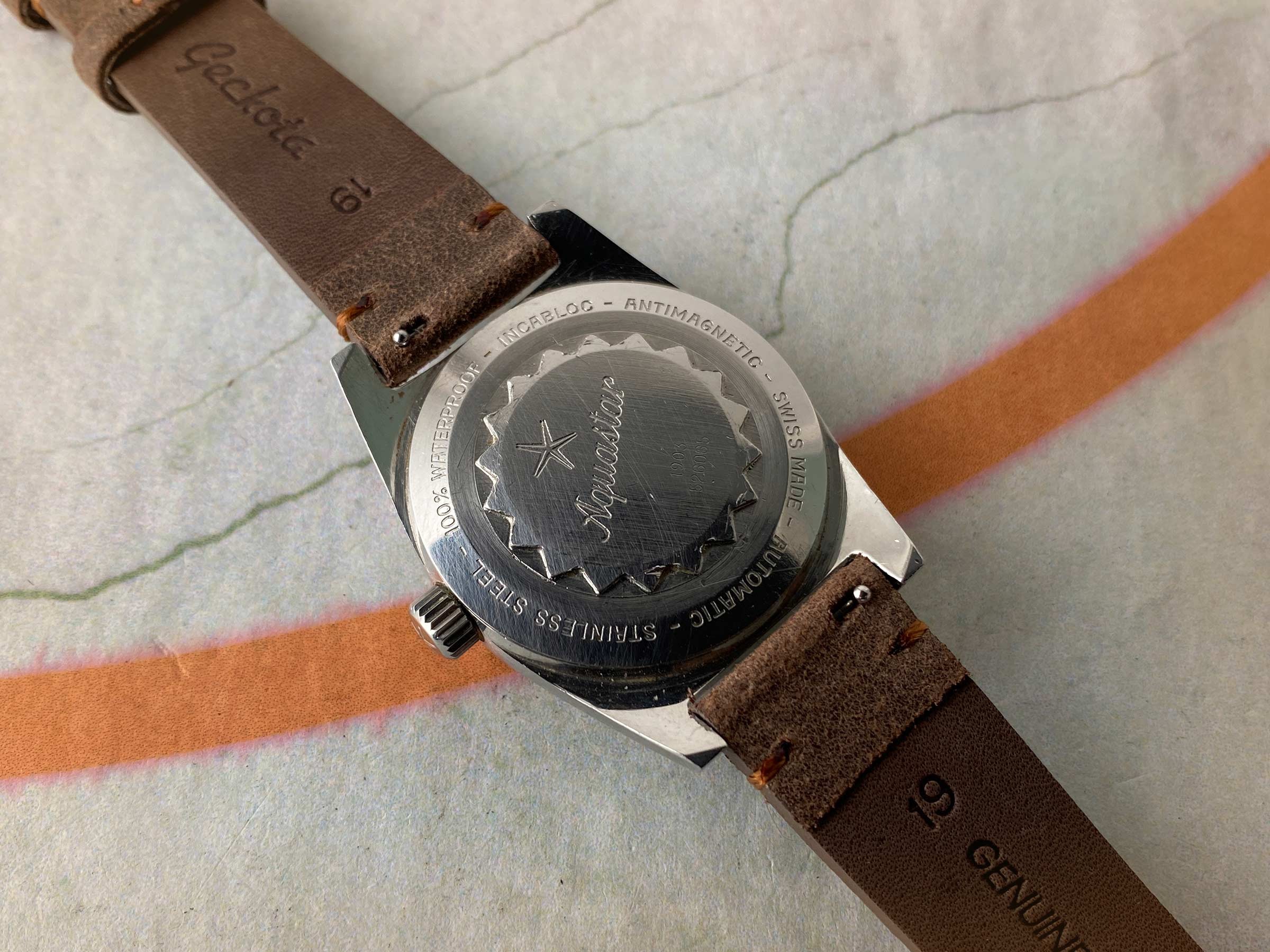 DUWARD GENEVE AQUASTAR 200 MÈTRES DIVER Reloj suizo vintage automático Cal. AS 1902/03 Ref. 1903 *** PRECIOSA CONDICIÓN ***