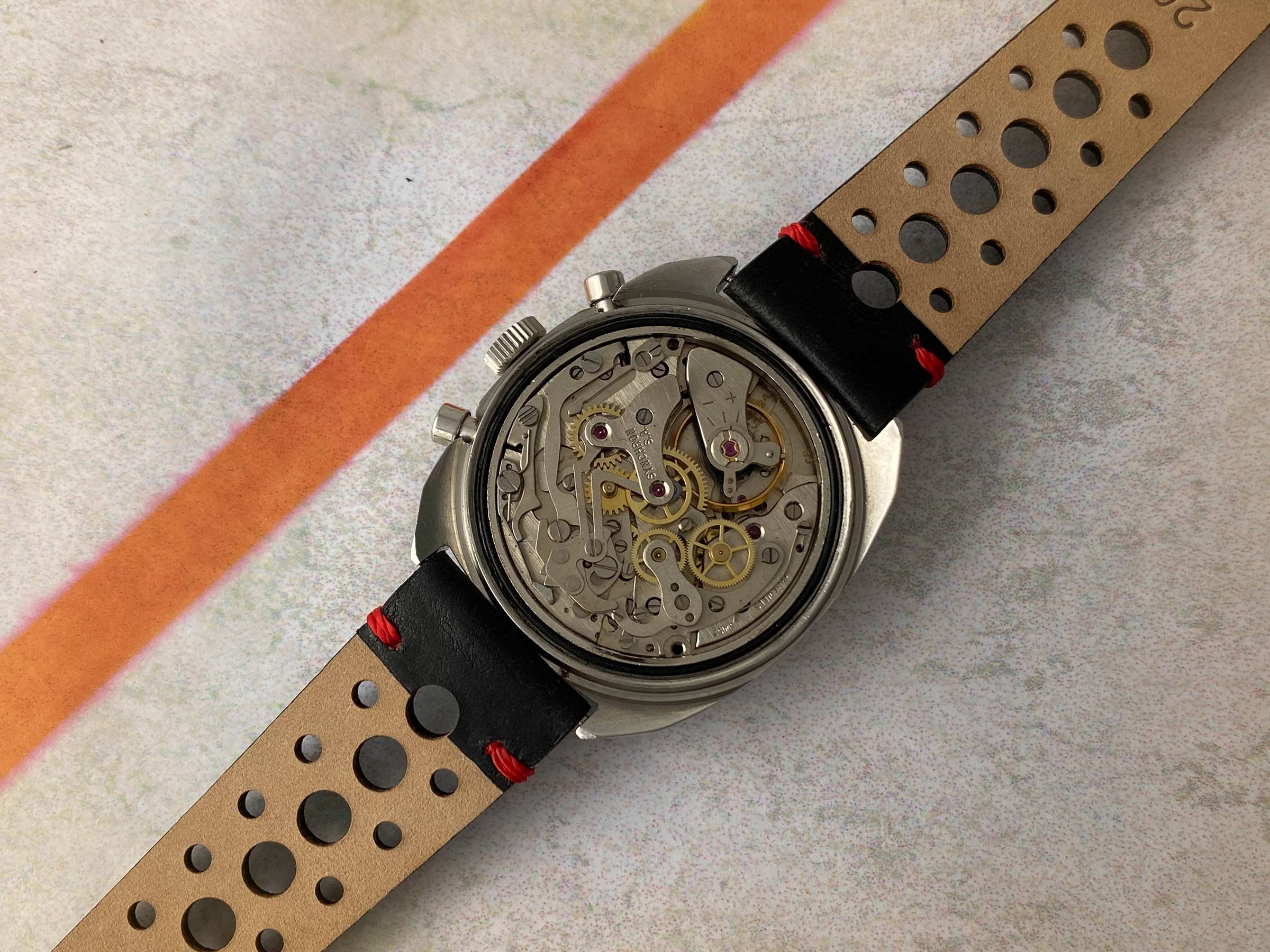 CYMA by SYNCHRON Reloj Cronógrafo de cuerda vintage suizo Cal. Landeron 248 *** CONDICIÓN ESPECTACULAR ***