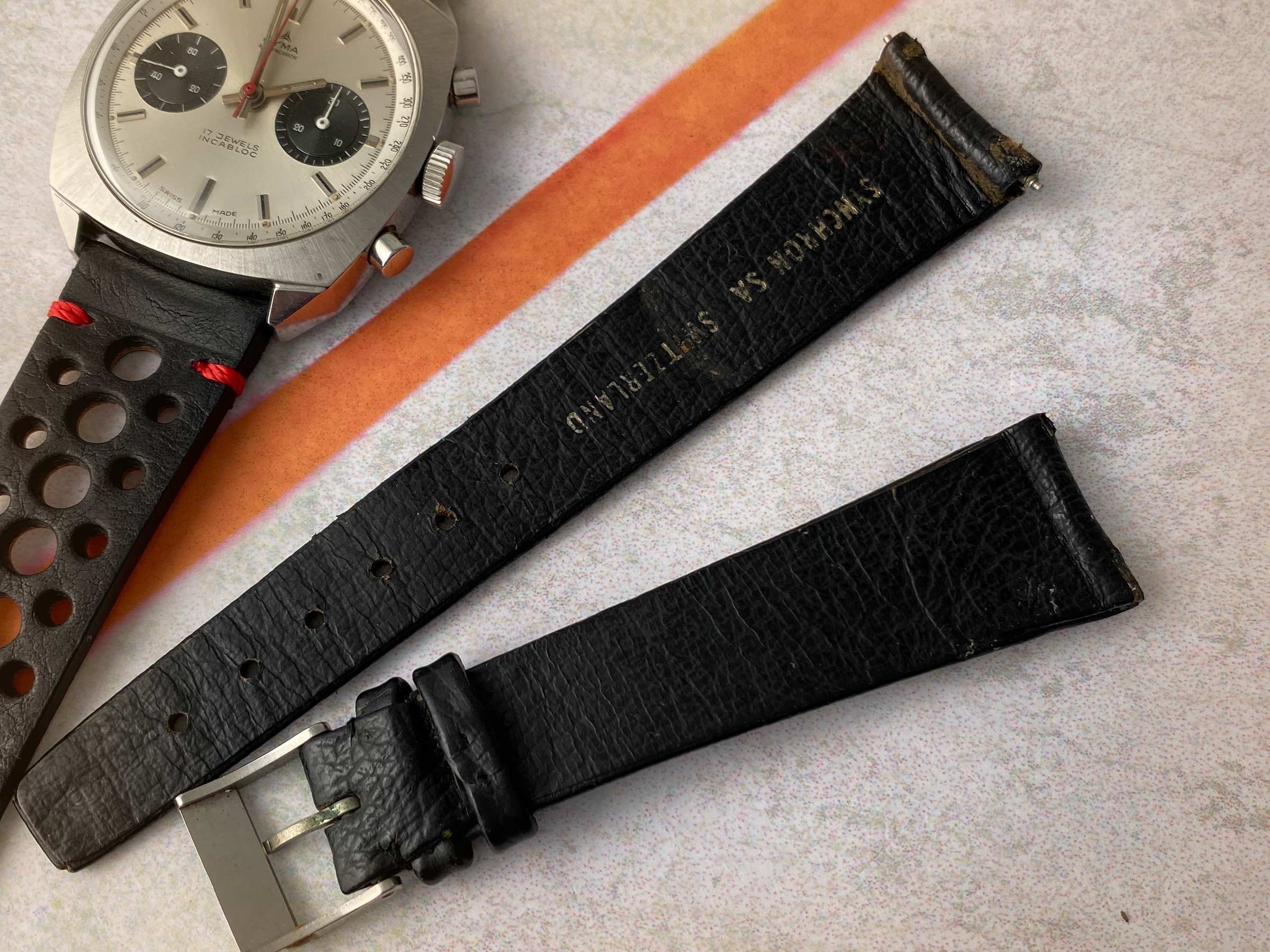 CYMA by SYNCHRON Reloj Cronógrafo de cuerda vintage suizo Cal. Landeron 248 *** CONDICIÓN ESPECTACULAR ***