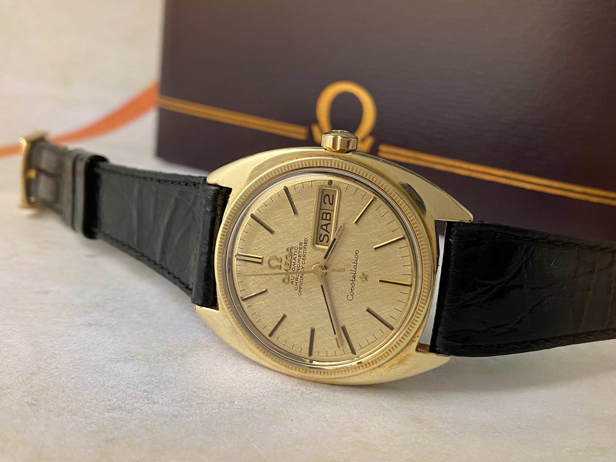 OMEGA CONSTELLATION Chronometer Officially Certified Vintage swiss automatic watch Cal. 751 Ref. 168.029 *** WITH BOX ***