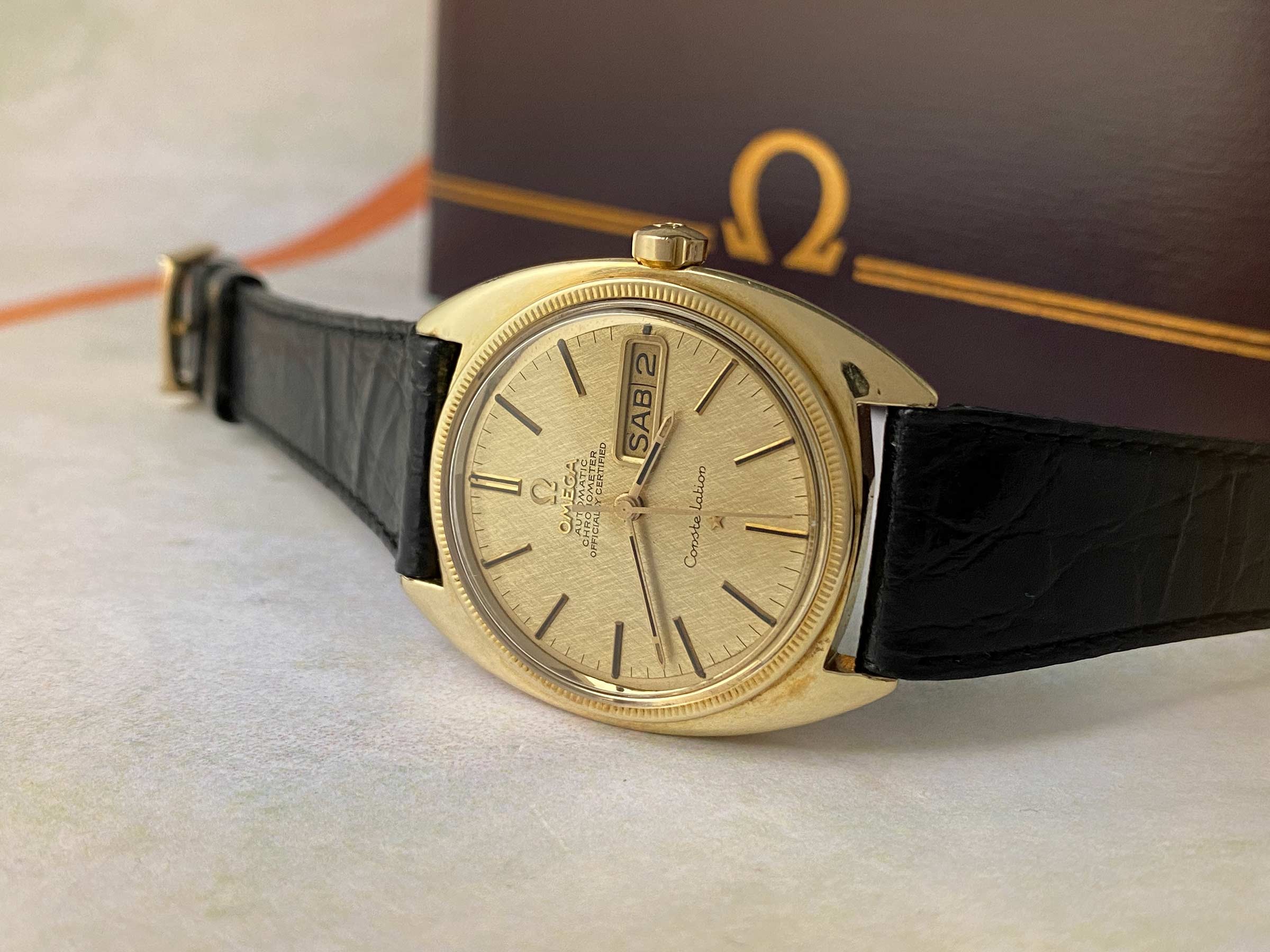 OMEGA CONSTELLATION Chronometer Officially Certified Vintage swiss automatic watch Cal. 751 Ref. 168.029 *** WITH BOX ***