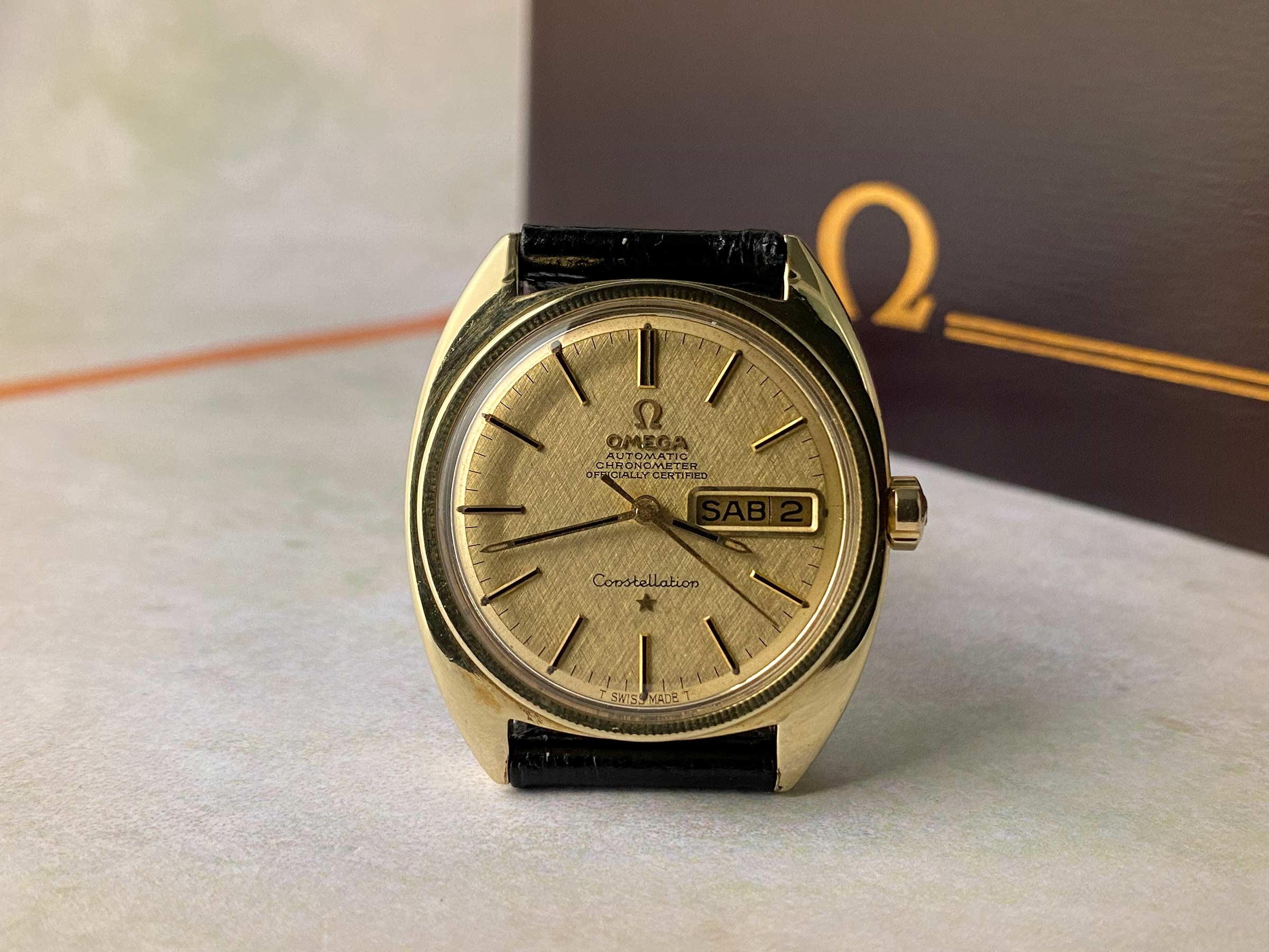 OMEGA CONSTELLATION Chronometer Officially Certified Vintage swiss automatic watch Cal. 751 Ref. 168.029 *** WITH BOX ***
