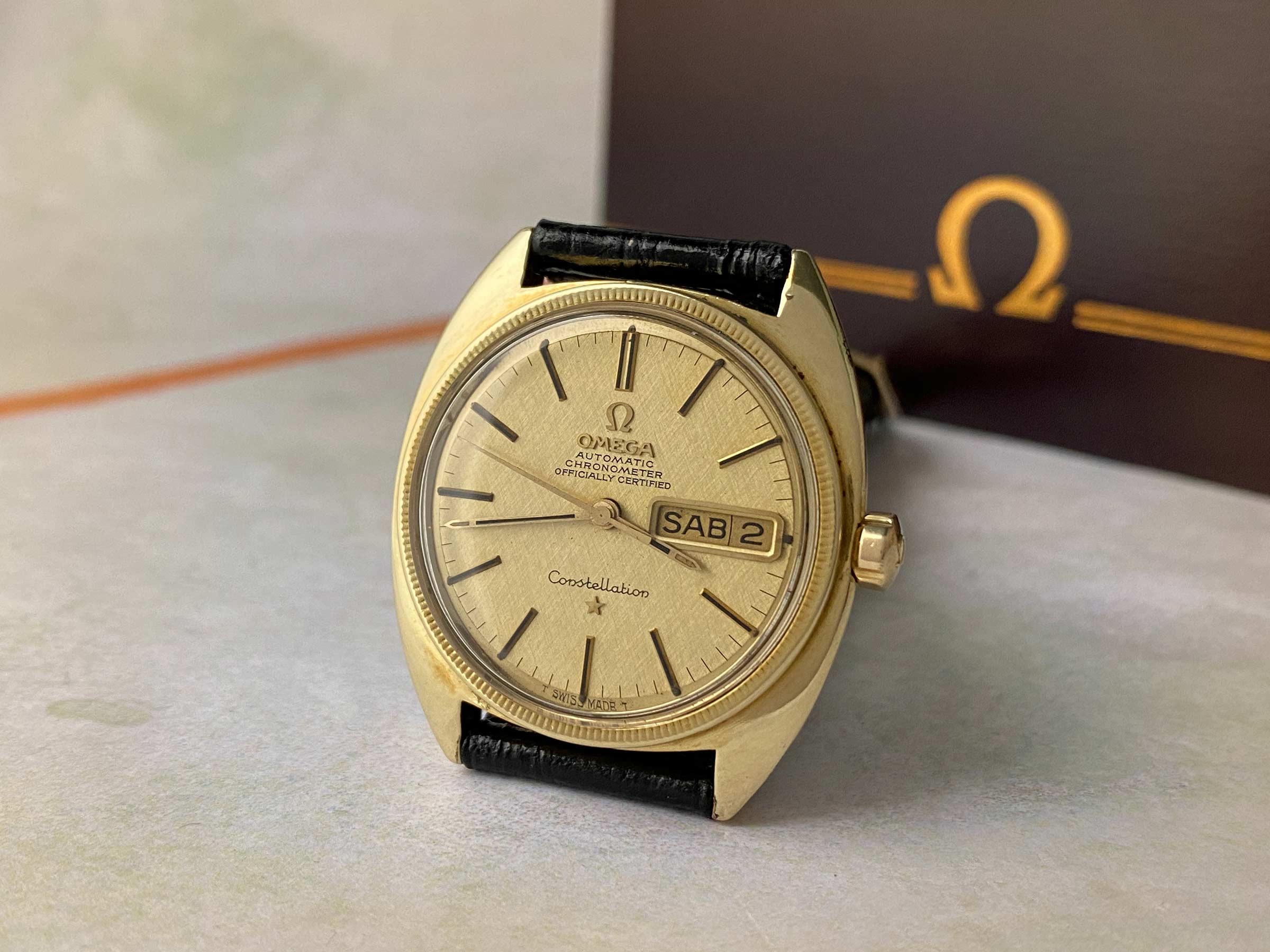 OMEGA CONSTELLATION Chronometer Officially Certified Vintage swiss automatic watch Cal. 751 Ref. 168.029 *** WITH BOX ***