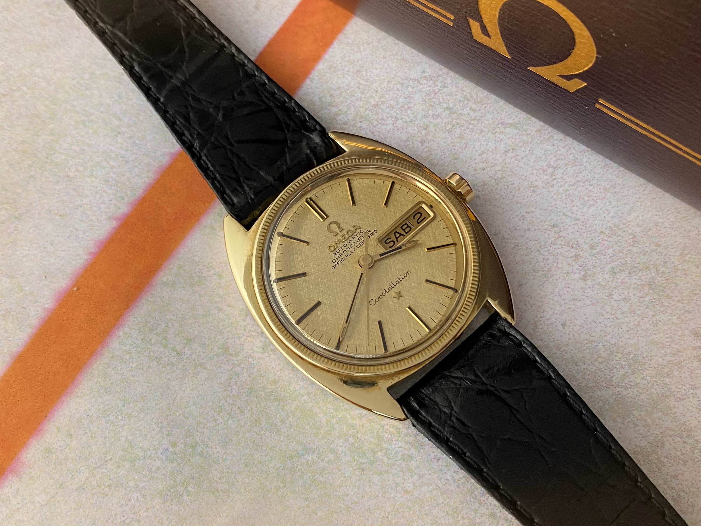 OMEGA CONSTELLATION Chronometer Officially Certified Vintage swiss automatic watch Cal. 751 Ref. 168.029 *** WITH BOX ***
