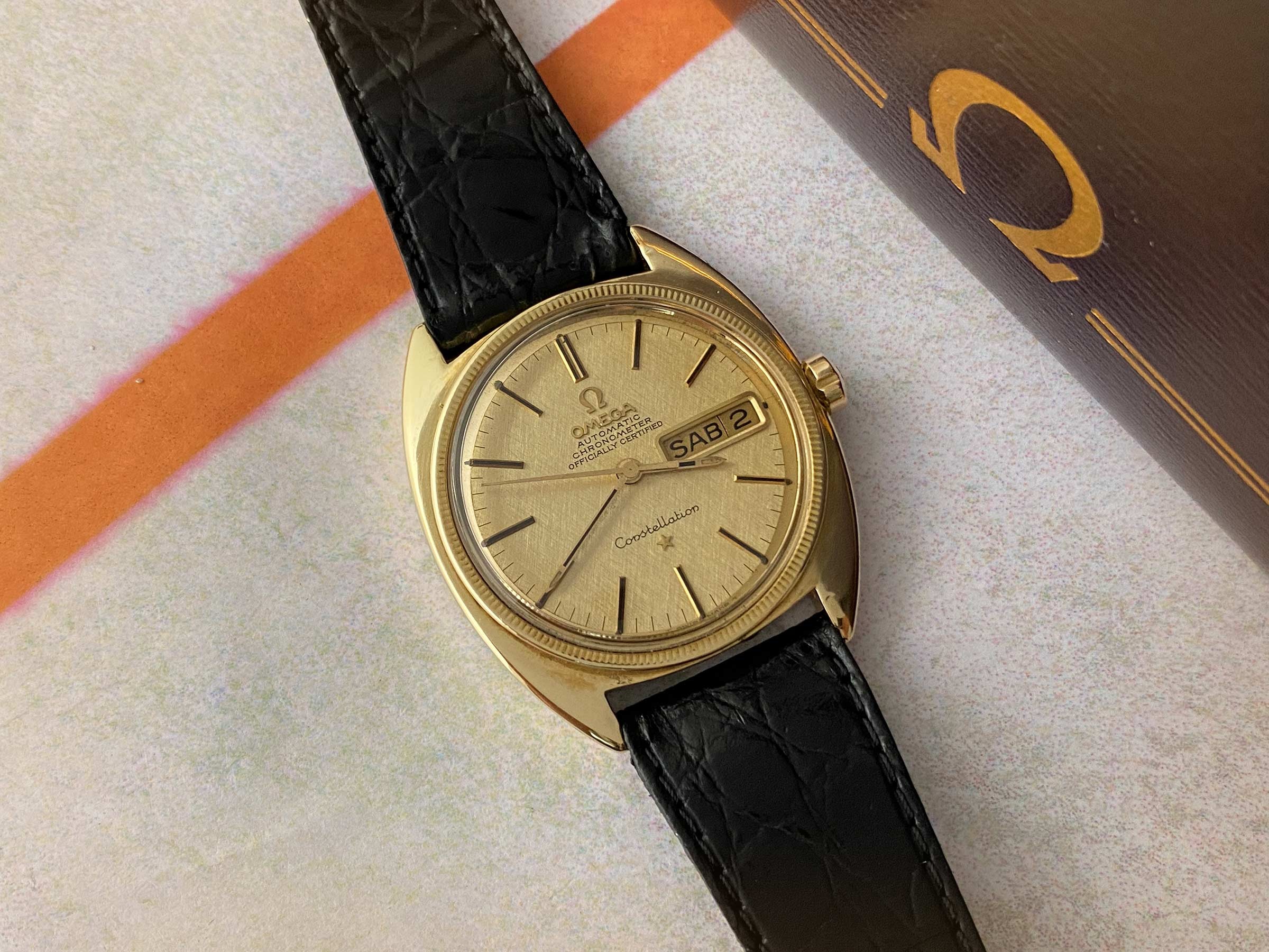 OMEGA CONSTELLATION Chronometer Officially Certified Vintage swiss automatic watch Cal. 751 Ref. 168.029 *** WITH BOX ***